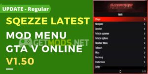 SQEZZE v1.6.3 Mod Menu GTA 5 Online 1.50