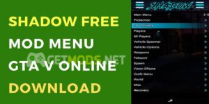 Shadow Free Mod Menu GTA 5 Online 1.50