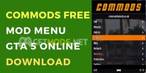 ComMods 1.1 Free Mod Menu GTA 5 Online 1.50