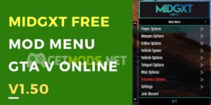 Midgxt 1.0 Free Mod Menu GTA V Online 1.50