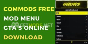 Commods 2.1 Free GTA 5 Online Mod Menu