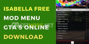 Isabella v1.0.9 Free Mod Menu GTA 5 Online 1.50