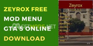 Zeyrox v1.3.5 Free Mod Menu GTA 5 Online 1.50