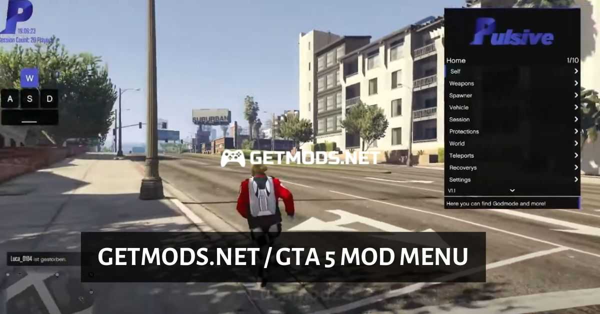 pulsive mod menu