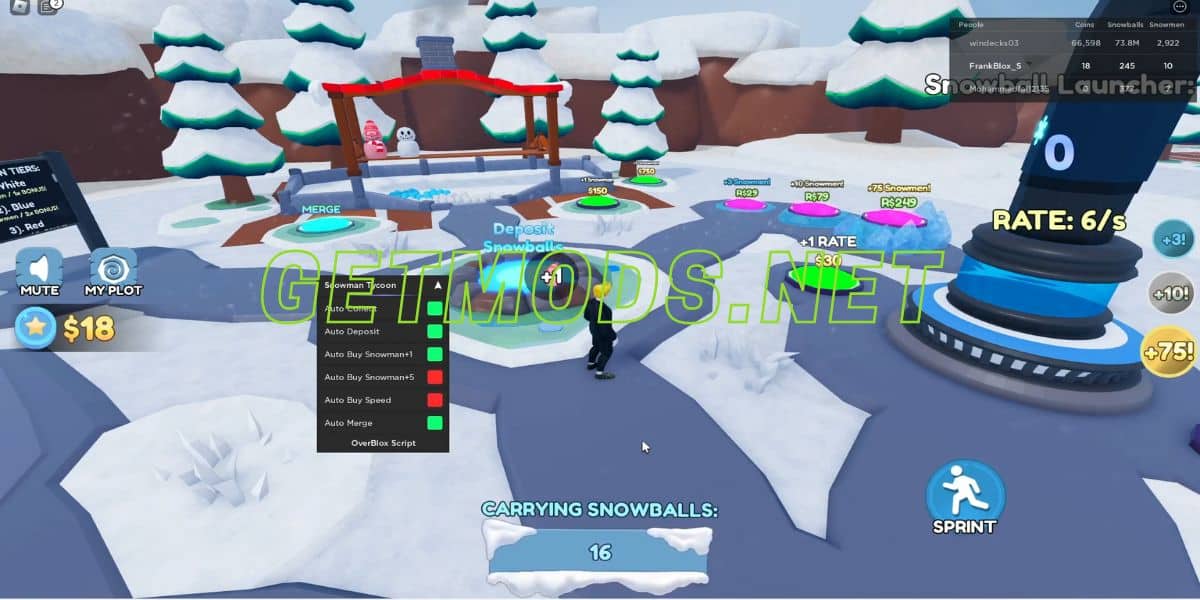 Snowman Tycoon Script