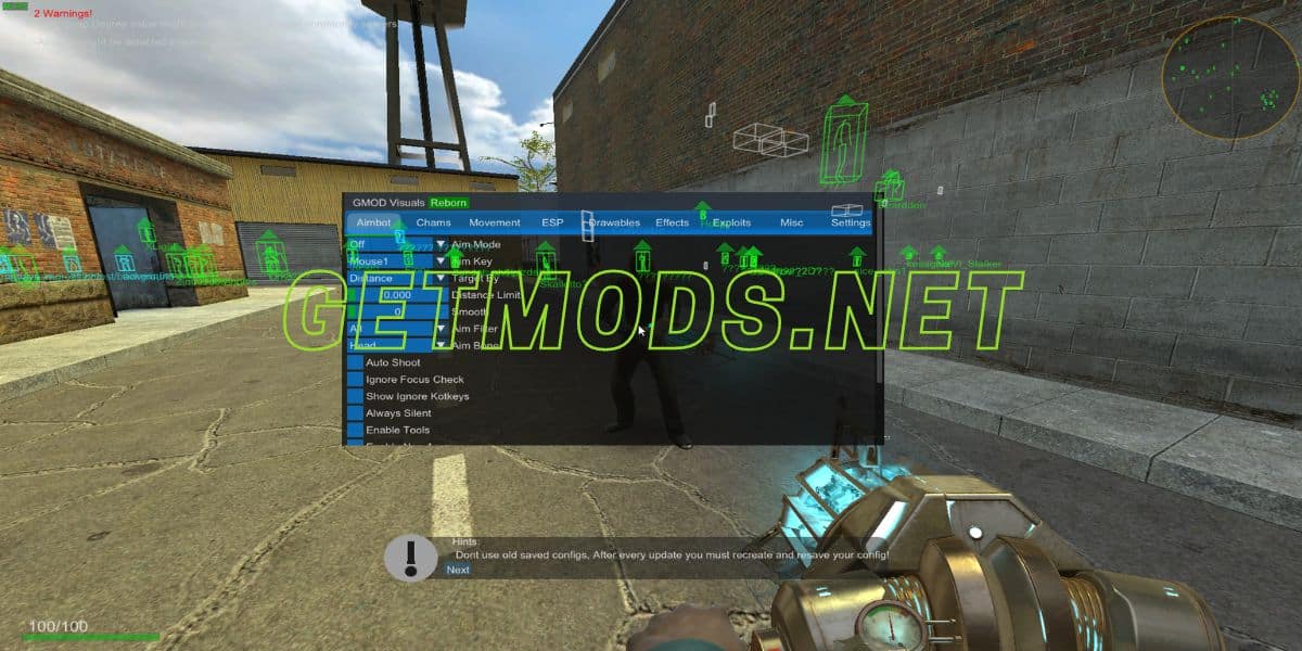 Garry's Mod Visual Multihack